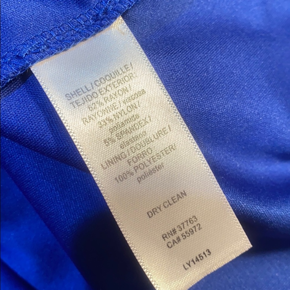 Laundry Royal Blue Keyhole Dress 4 - Picture 8 of 8